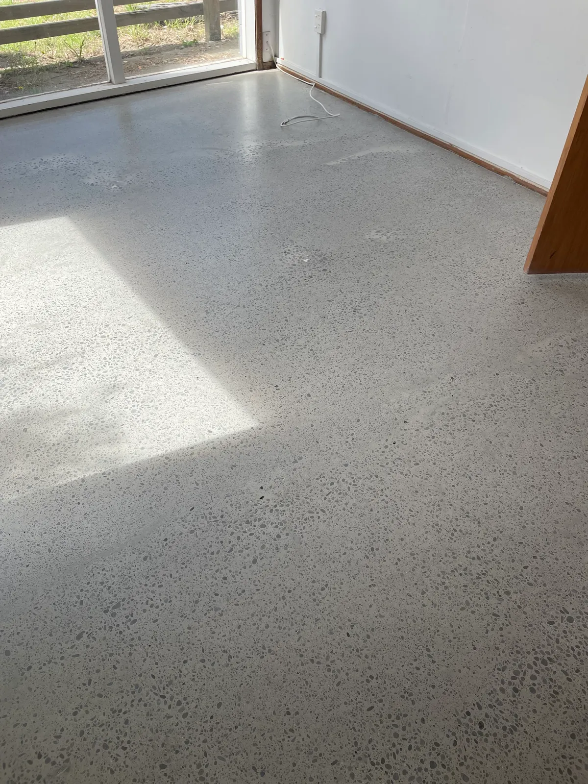 After grind and seal - smooth polished floor